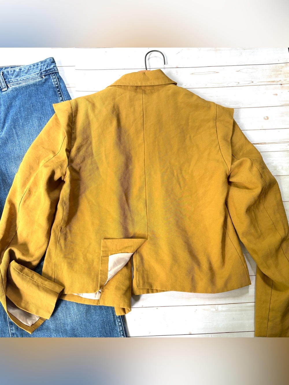 ICHI crop button blazer - Picture 3 of 7